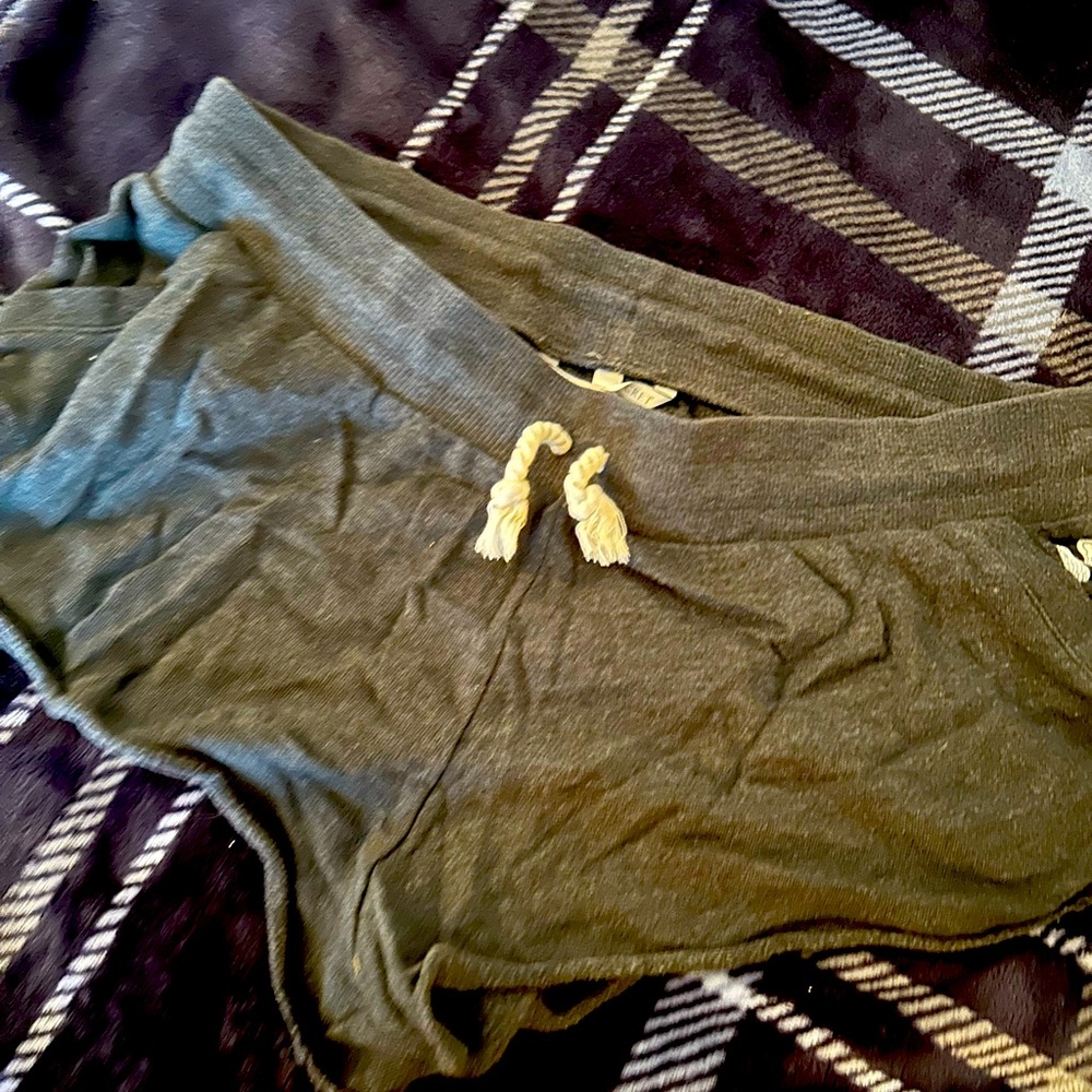 Gray Lounge shorts with Drawstring